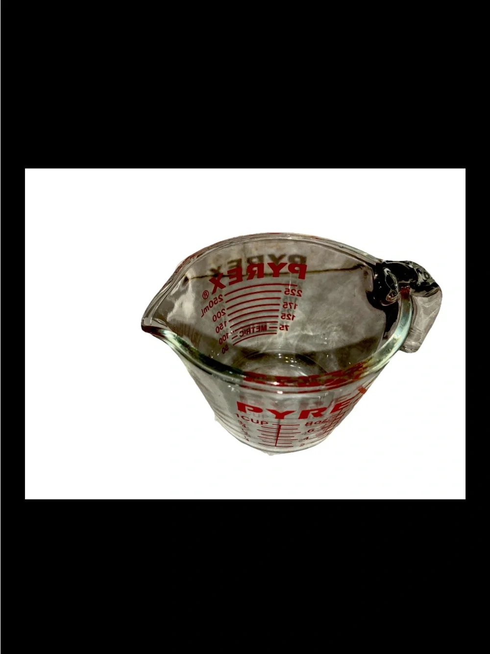 Vintage 1970’s 1 Cup glass measuring cup250 ml Metric excellent condition